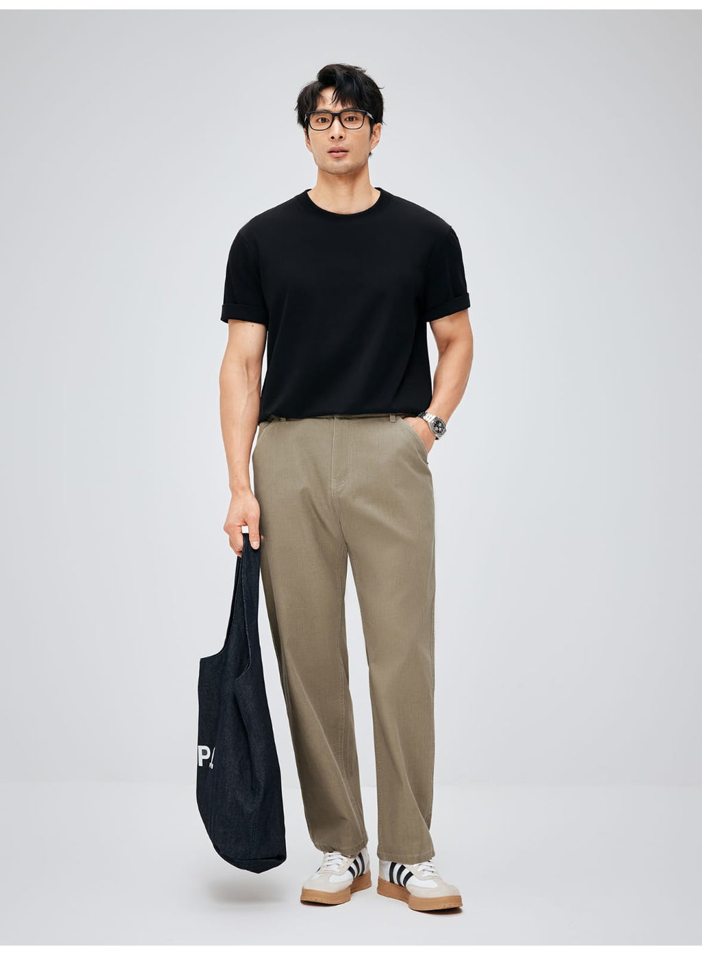 MINIMALIST STRAIGHT FIT LIGHTWEIGHT BREATHABLE CASUAL PANTS