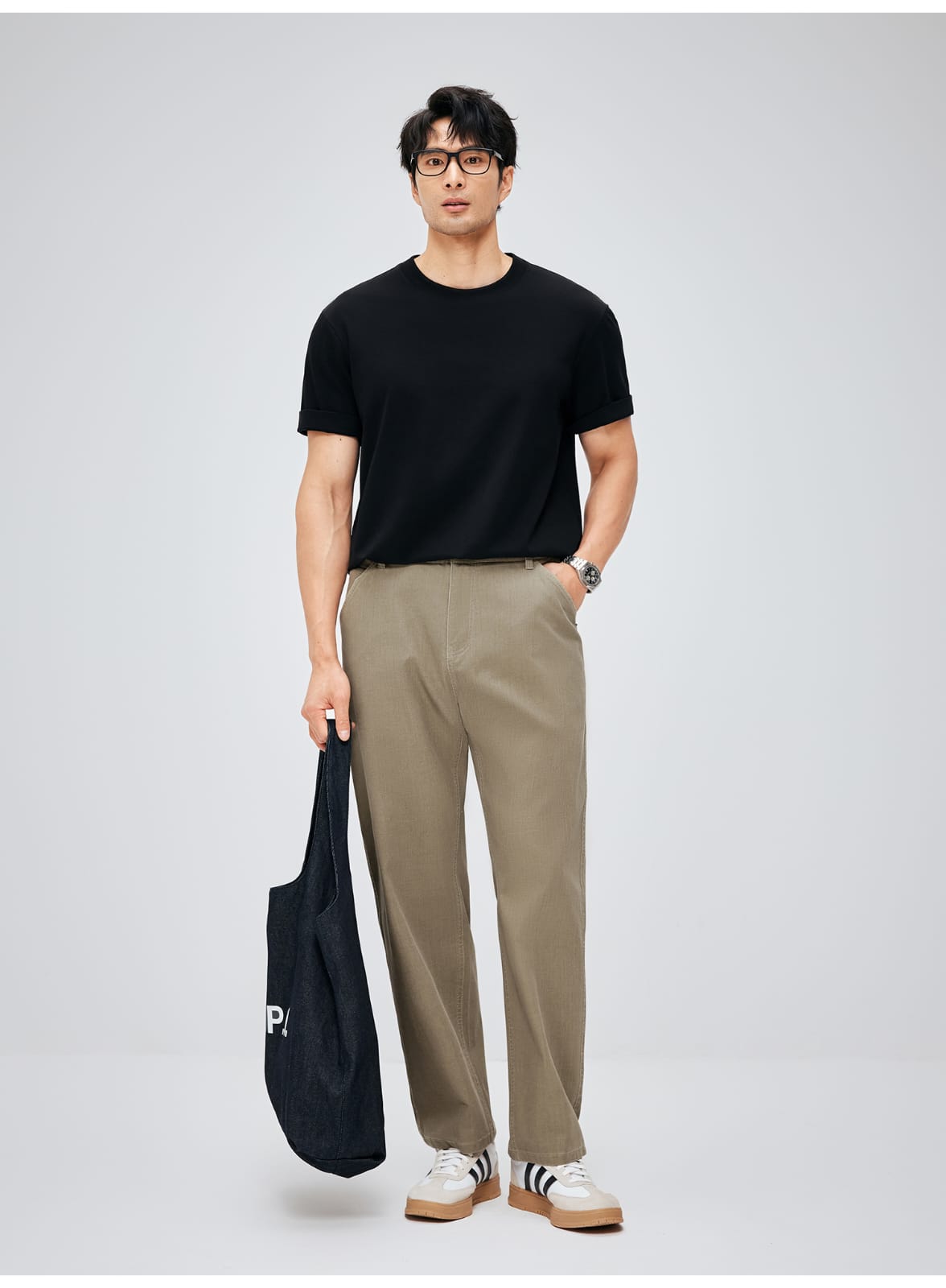 MINIMALIST STRAIGHT FIT LIGHTWEIGHT BREATHABLE CASUAL PANTS