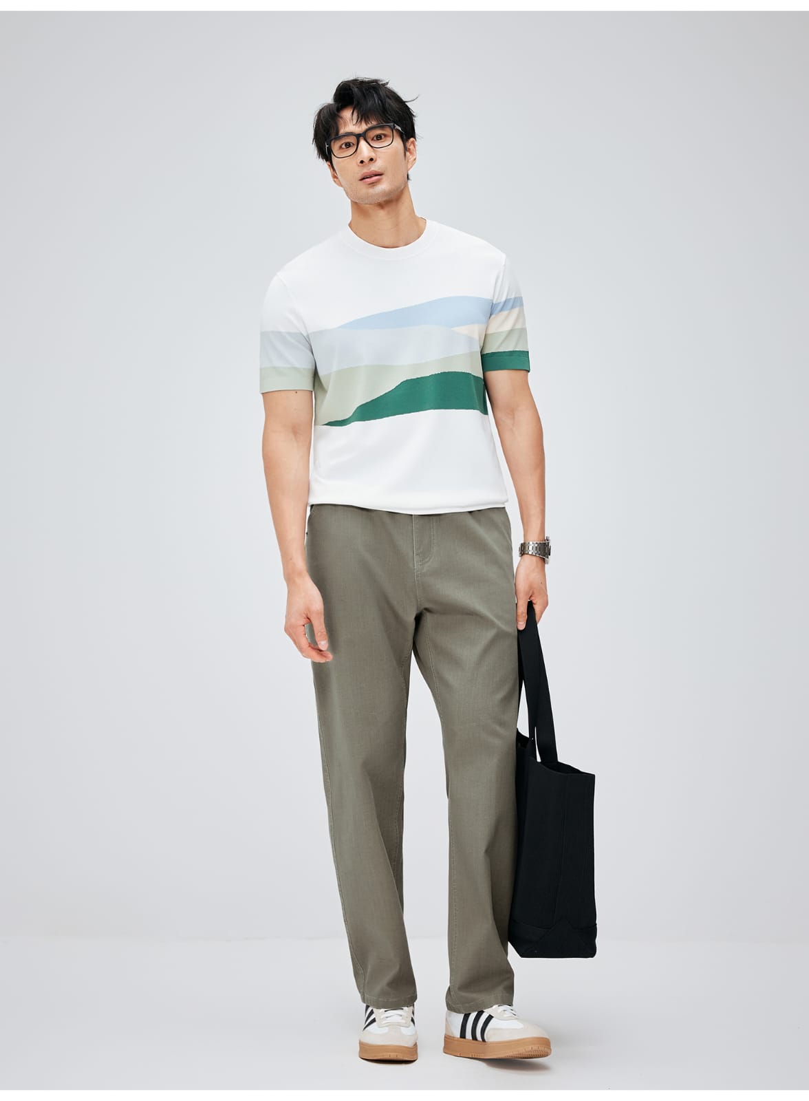 MINIMALIST STRAIGHT FIT LIGHTWEIGHT BREATHABLE CASUAL PANTS