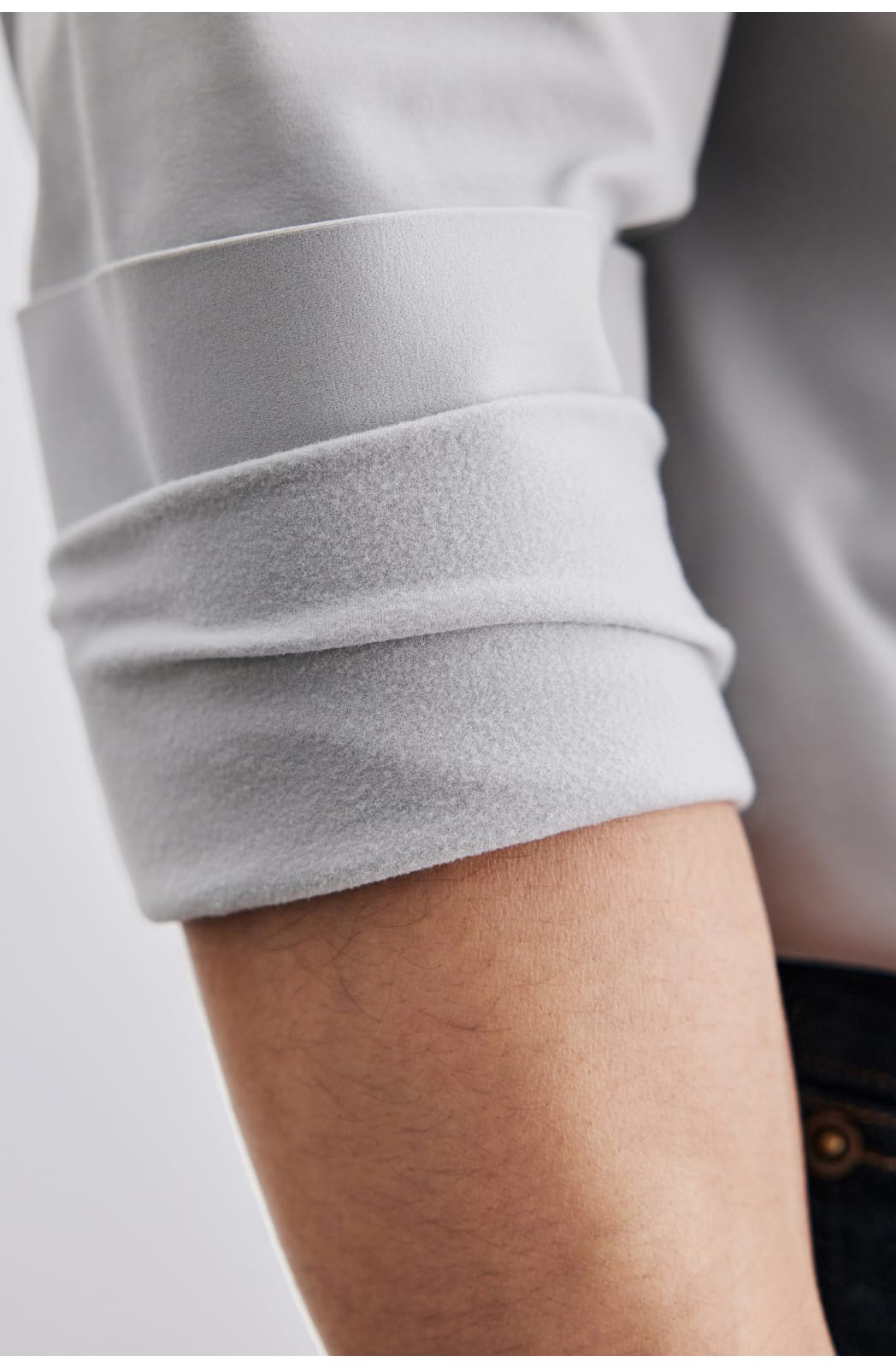 ANTI-WRINKLE SEAMLESS FITTING BUSINESS GENTLEMAN LONG SLEEVE SHIRT
