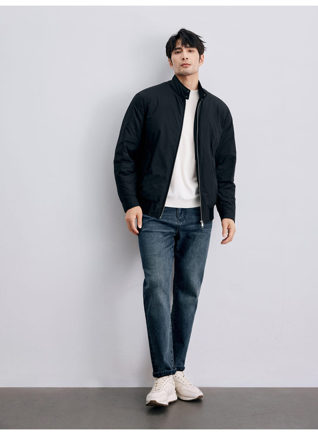 PREMIUM REVERSIBLE LIGHTWEIGHT DUAL-TONE BOMBER JACKET