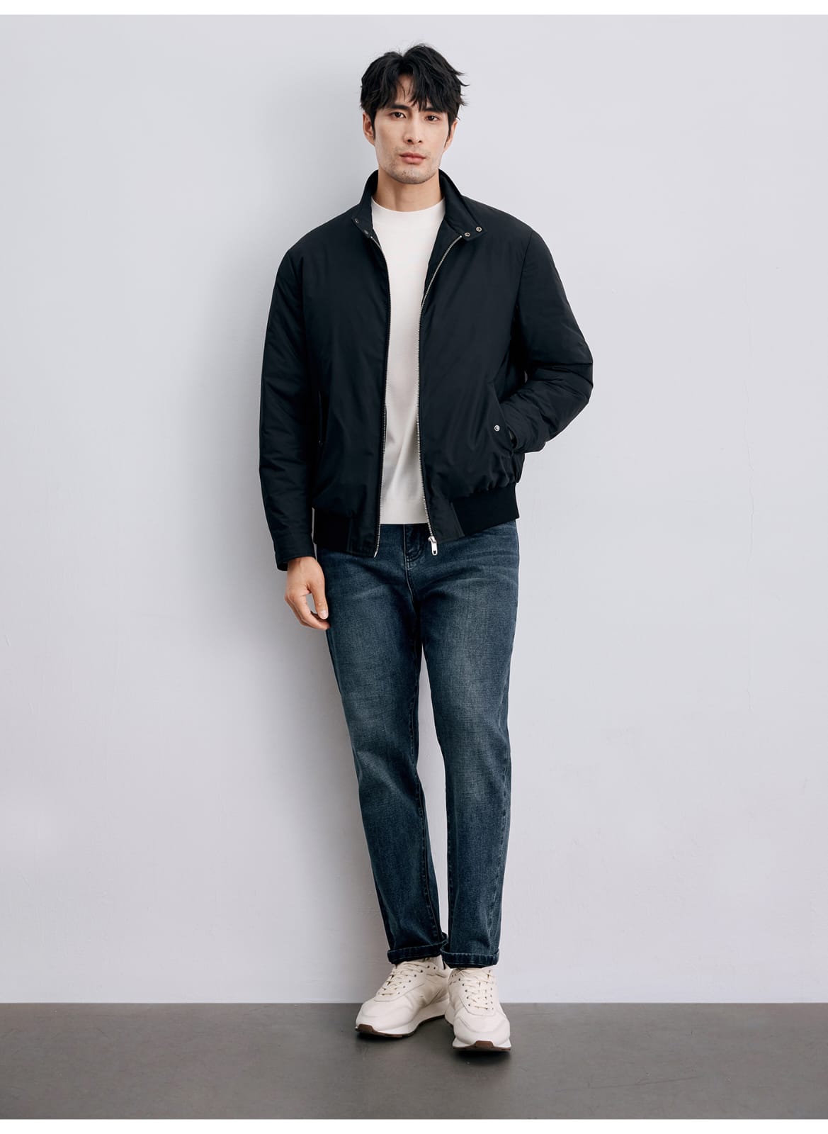 PREMIUM REVERSIBLE LIGHTWEIGHT DUAL-TONE BOMBER JACKET
