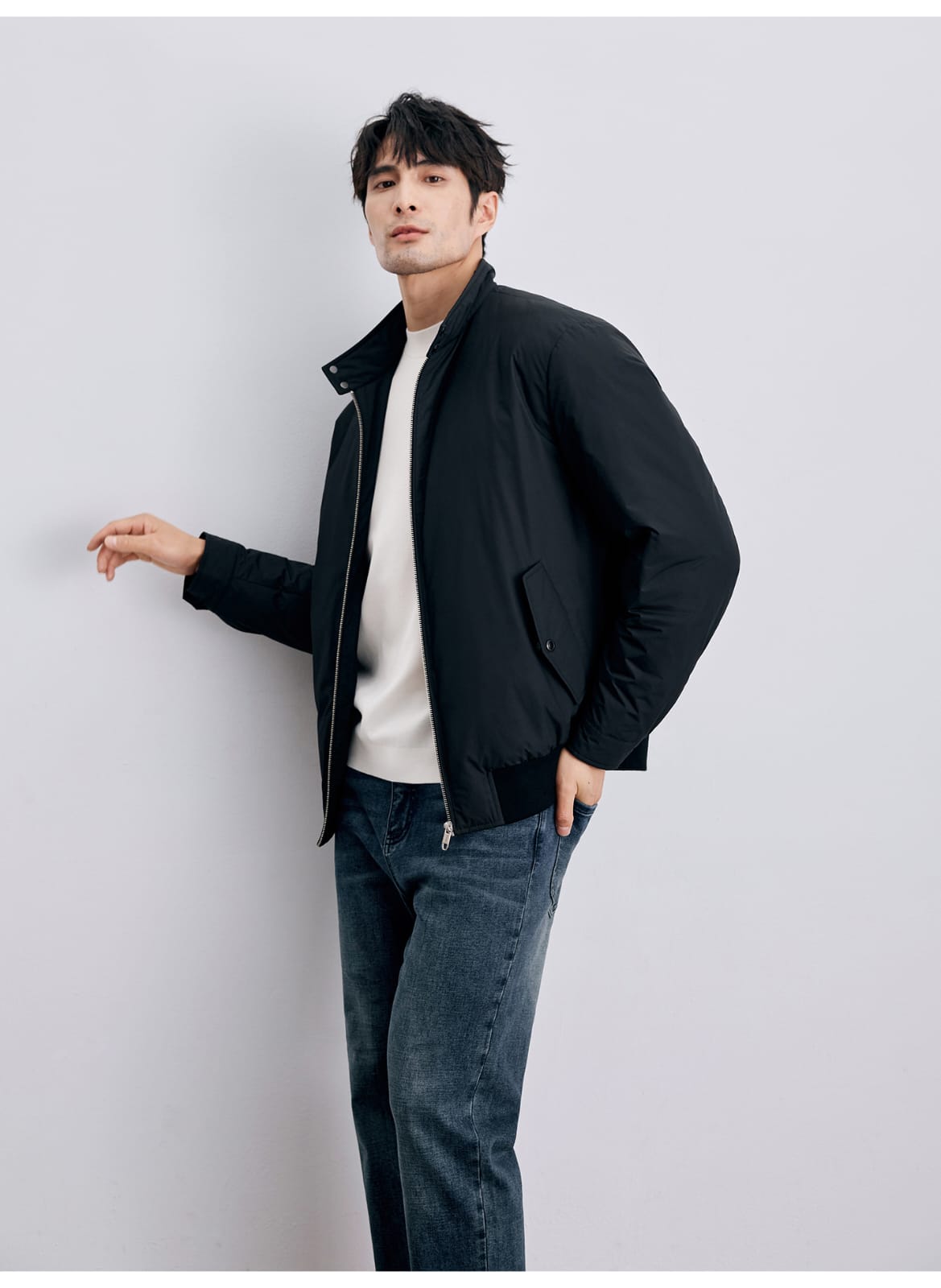 PREMIUM REVERSIBLE LIGHTWEIGHT DUAL-TONE BOMBER JACKET