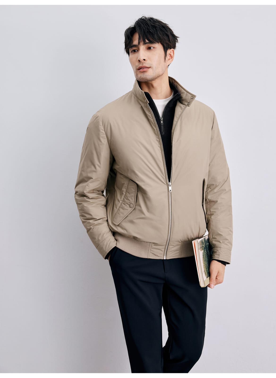 PREMIUM REVERSIBLE LIGHTWEIGHT DUAL-TONE BOMBER JACKET