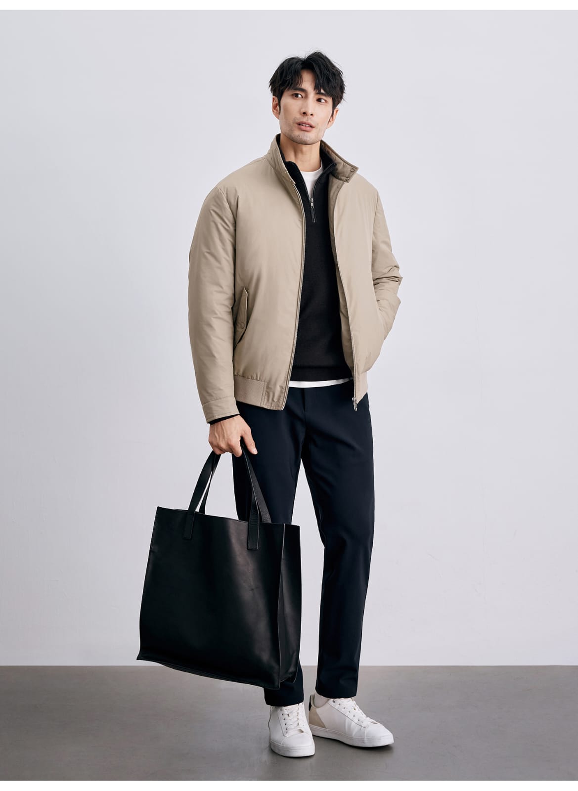 PREMIUM REVERSIBLE LIGHTWEIGHT DUAL-TONE BOMBER JACKET