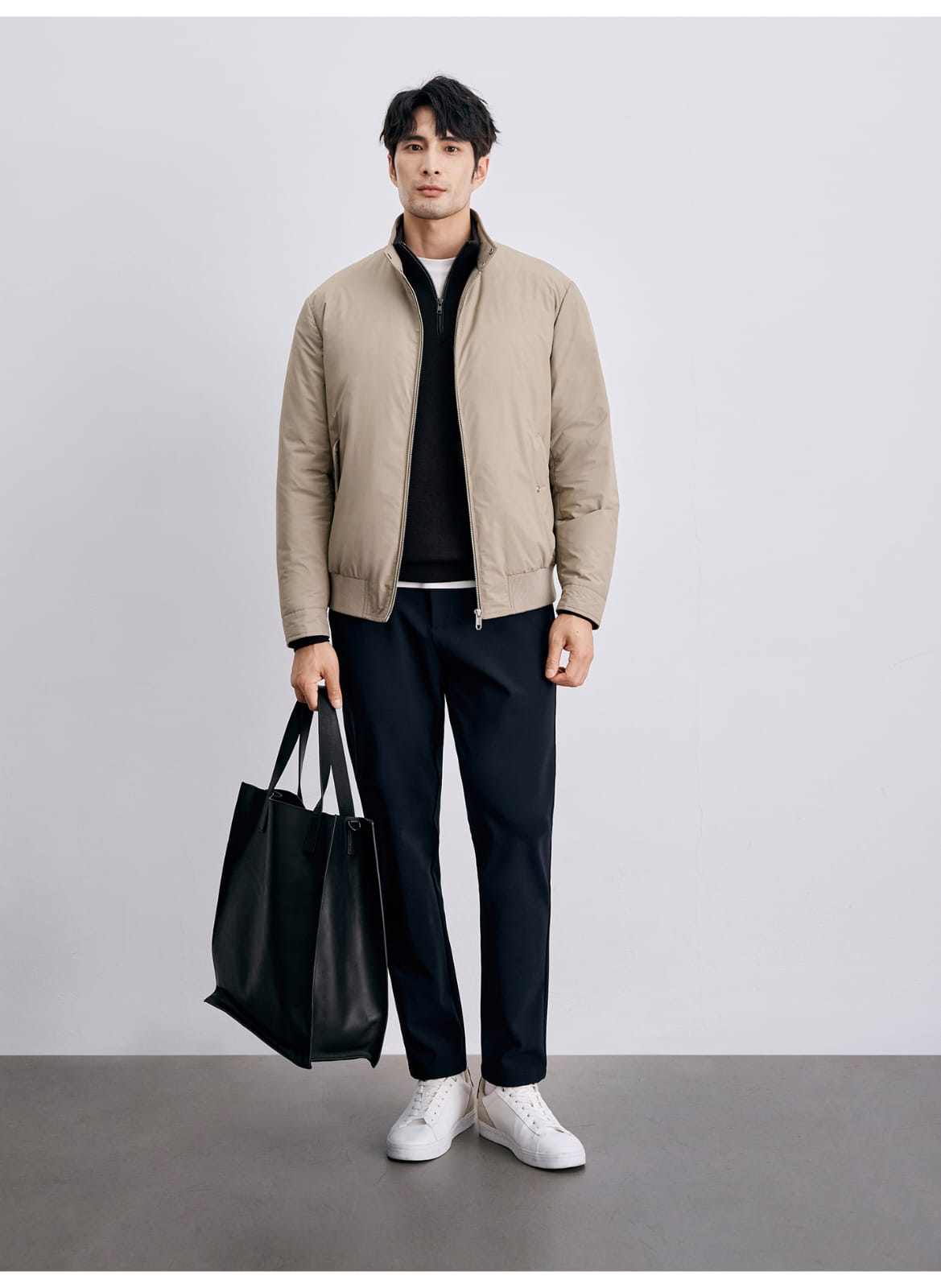 PREMIUM REVERSIBLE LIGHTWEIGHT DUAL-TONE BOMBER JACKET