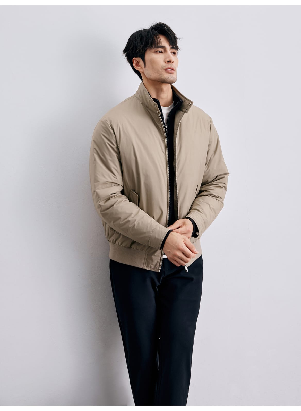 PREMIUM REVERSIBLE LIGHTWEIGHT DUAL-TONE BOMBER JACKET