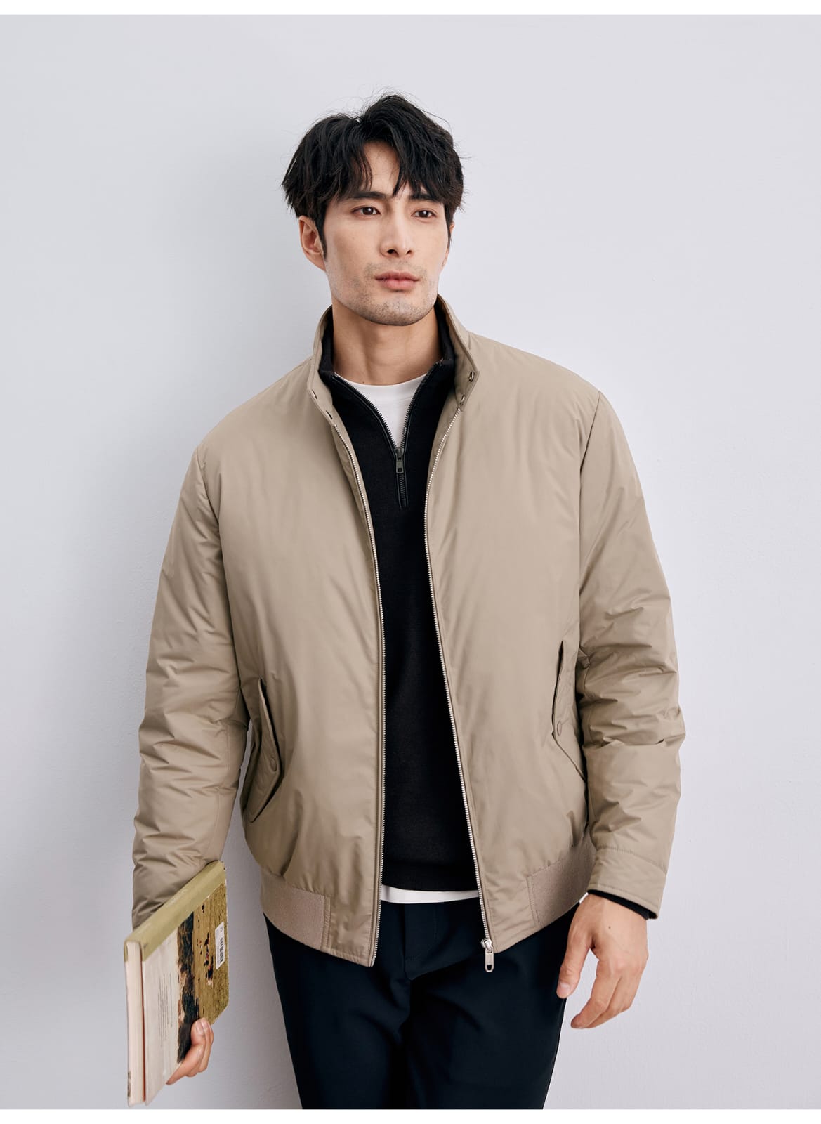 PREMIUM REVERSIBLE LIGHTWEIGHT DUAL-TONE BOMBER JACKET