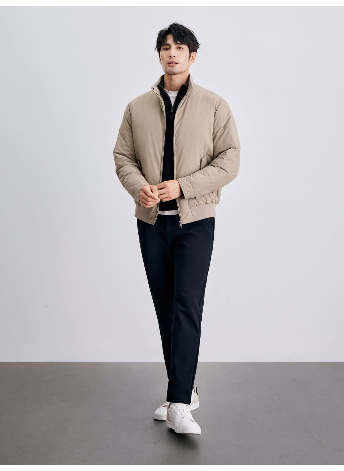 PREMIUM REVERSIBLE LIGHTWEIGHT DUAL-TONE BOMBER JACKET