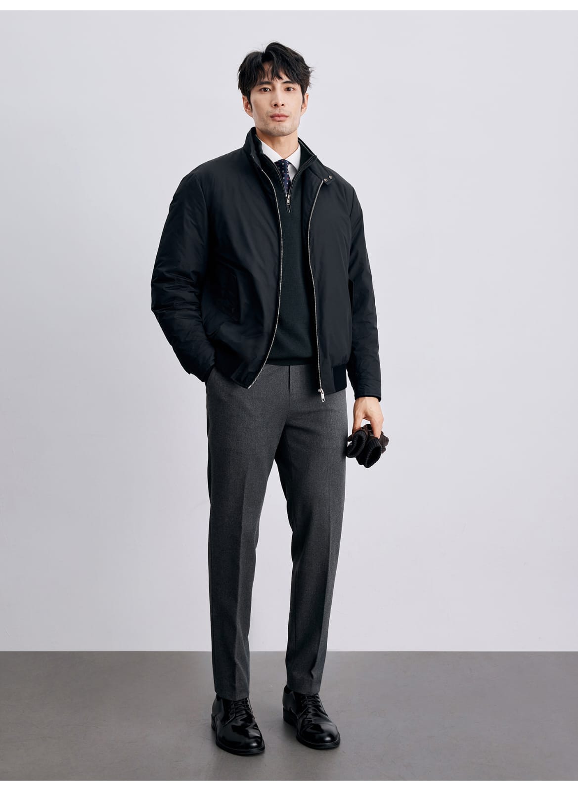 PREMIUM REVERSIBLE LIGHTWEIGHT DUAL-TONE BOMBER JACKET