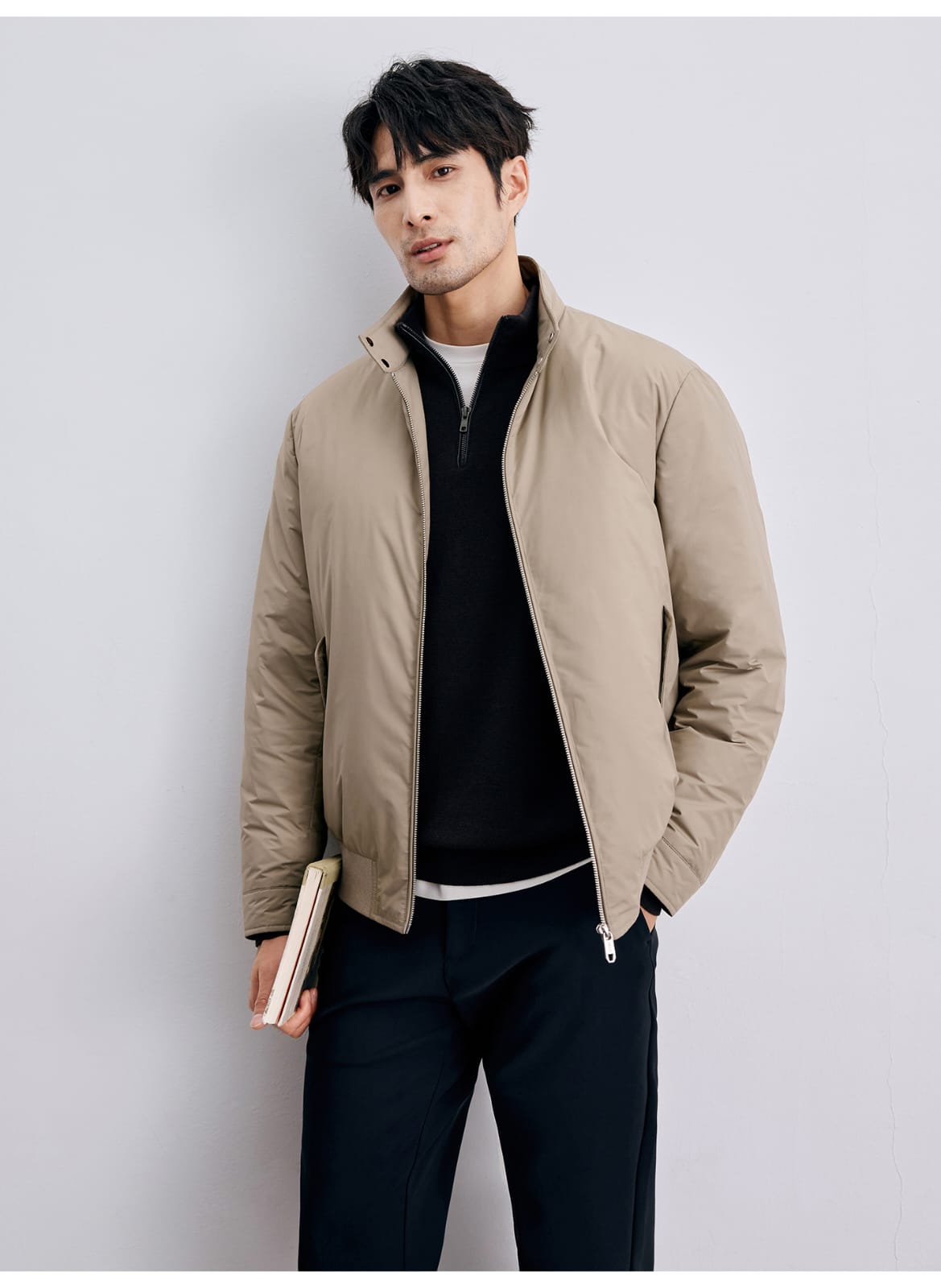 PREMIUM REVERSIBLE LIGHTWEIGHT DUAL-TONE BOMBER JACKET