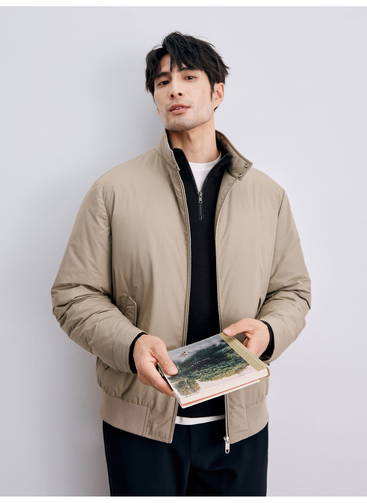 PREMIUM REVERSIBLE LIGHTWEIGHT DUAL-TONE BOMBER JACKET