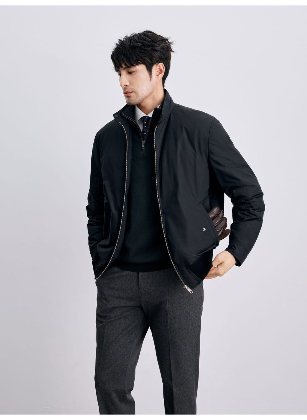PREMIUM REVERSIBLE LIGHTWEIGHT DUAL-TONE BOMBER JACKET