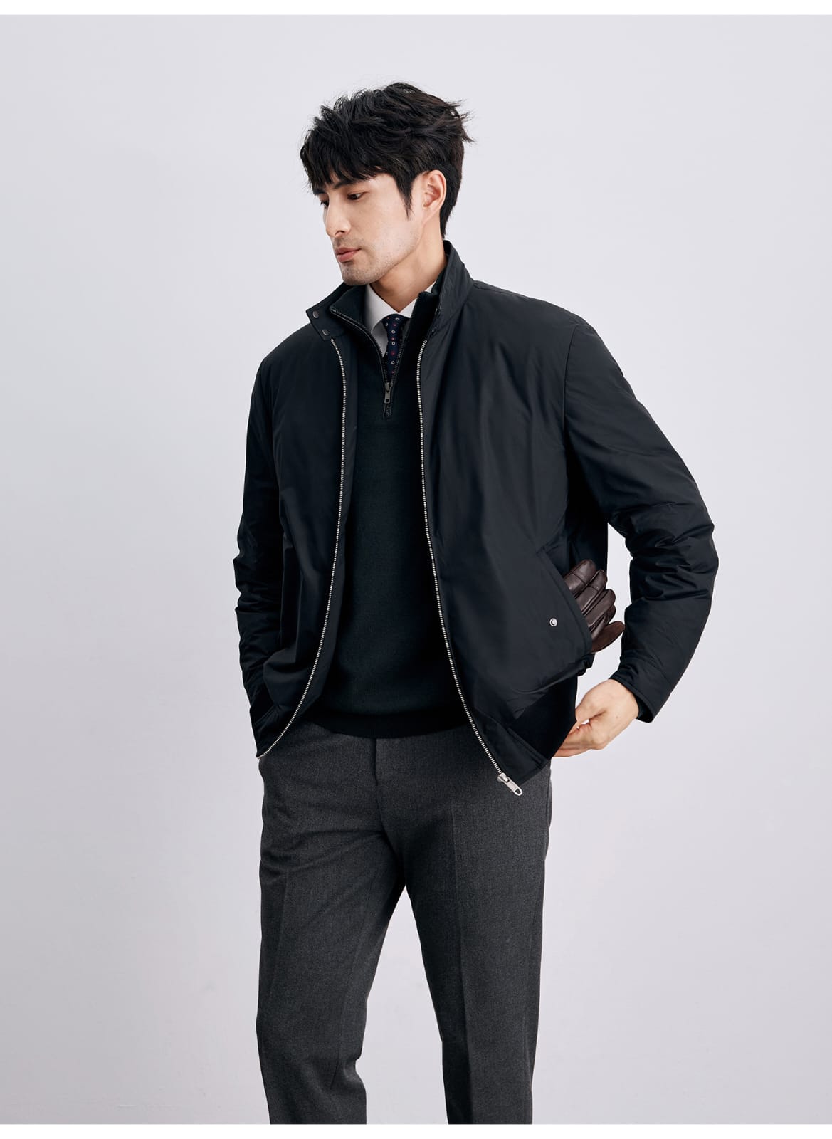 PREMIUM REVERSIBLE LIGHTWEIGHT DUAL-TONE BOMBER JACKET