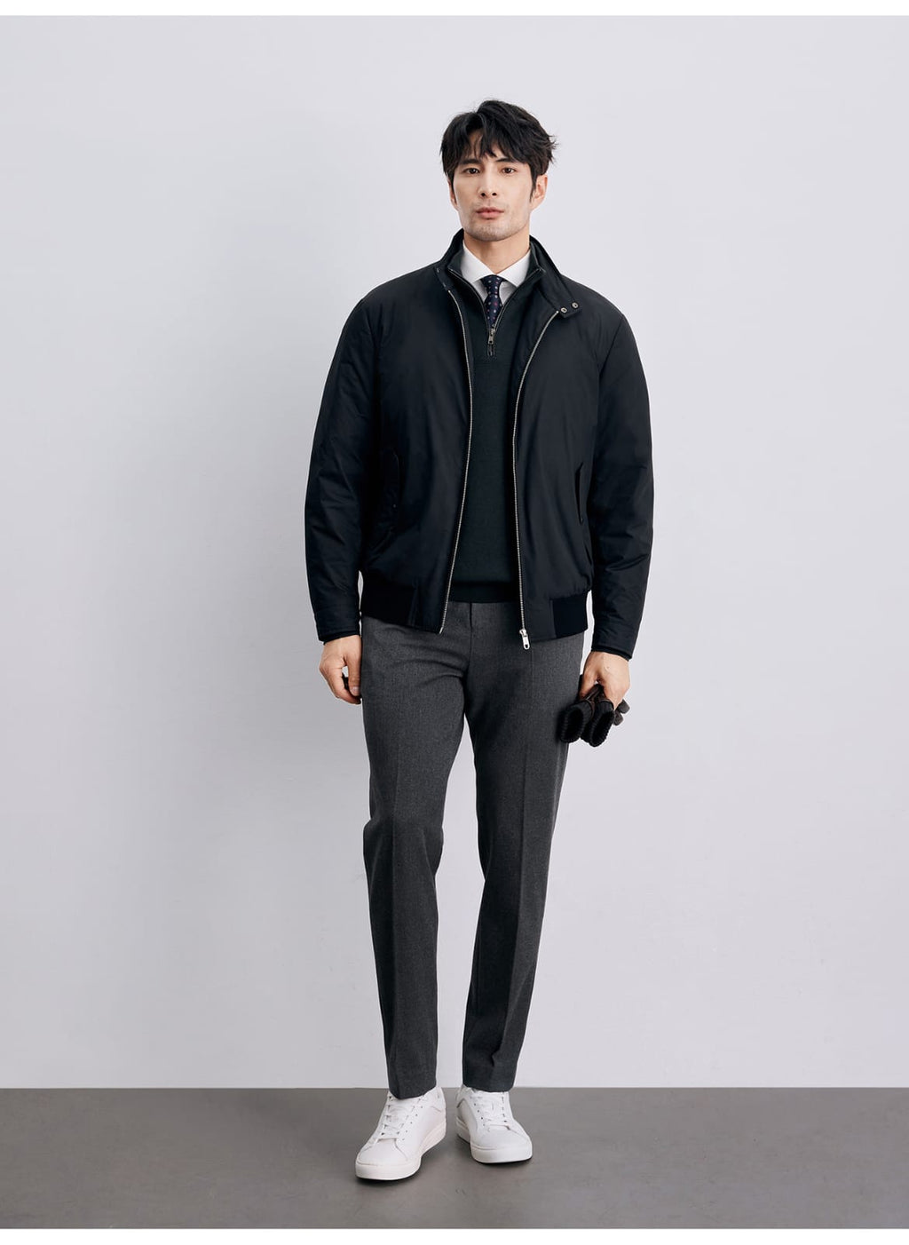 PREMIUM REVERSIBLE LIGHTWEIGHT DUAL-TONE BOMBER JACKET