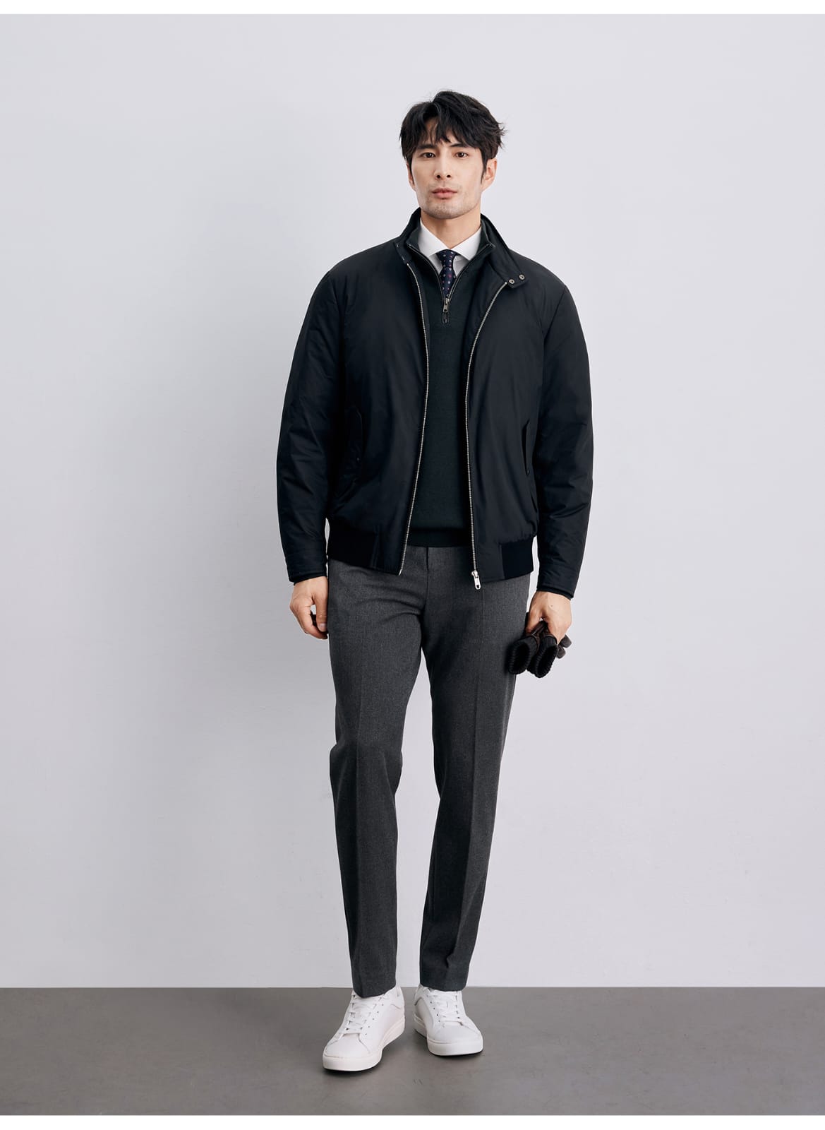 PREMIUM REVERSIBLE LIGHTWEIGHT DUAL-TONE BOMBER JACKET