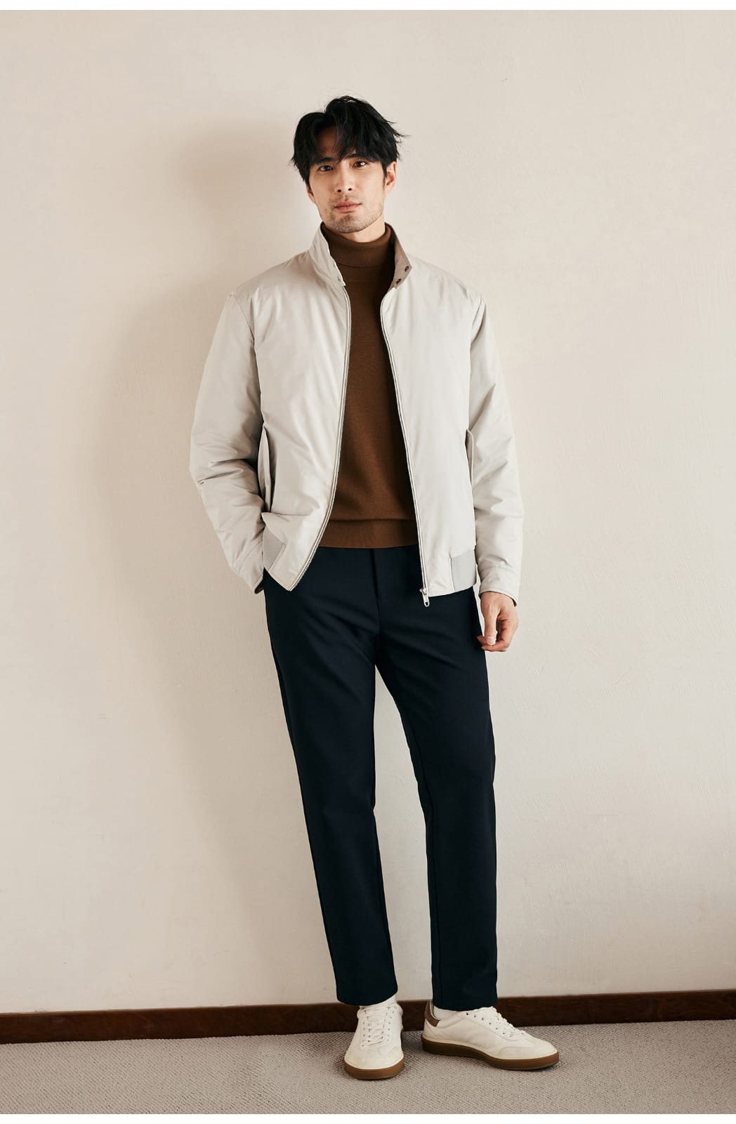 PREMIUM REVERSIBLE LIGHTWEIGHT DUAL-TONE BOMBER JACKET
