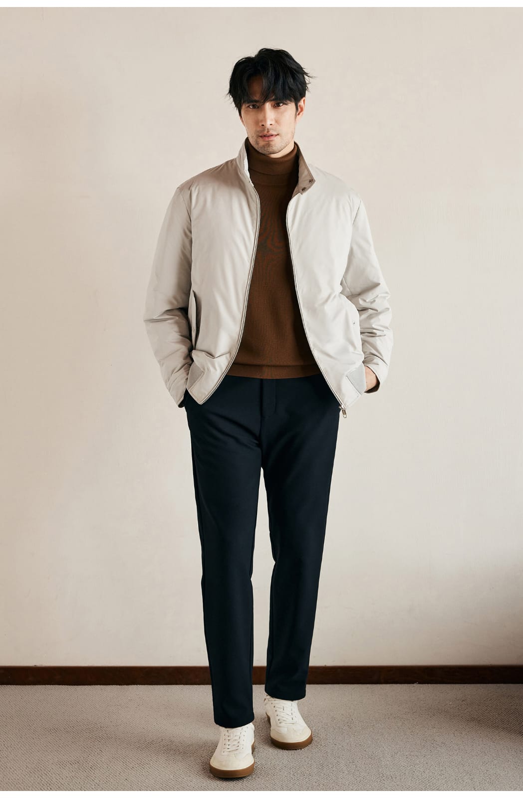 PREMIUM REVERSIBLE LIGHTWEIGHT DUAL-TONE BOMBER JACKET