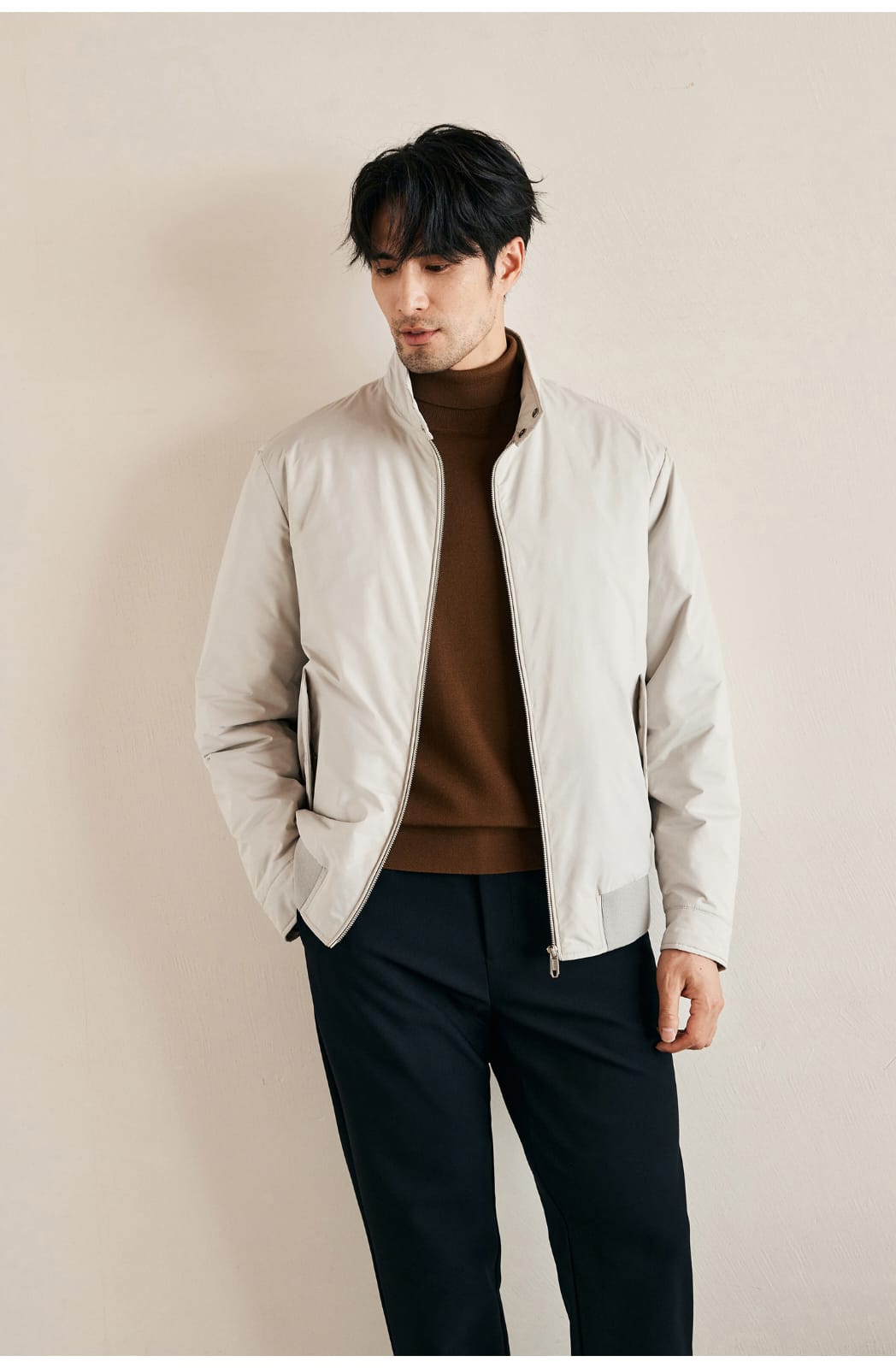 PREMIUM REVERSIBLE LIGHTWEIGHT DUAL-TONE BOMBER JACKET
