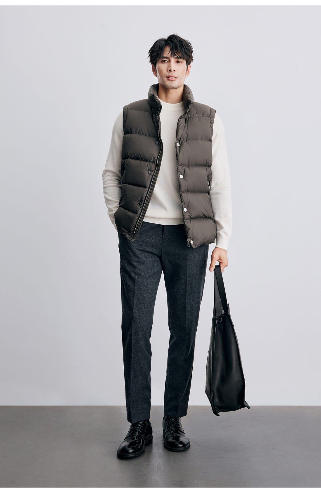 CLASSIC QUILTED DOWN PUFFER VEST