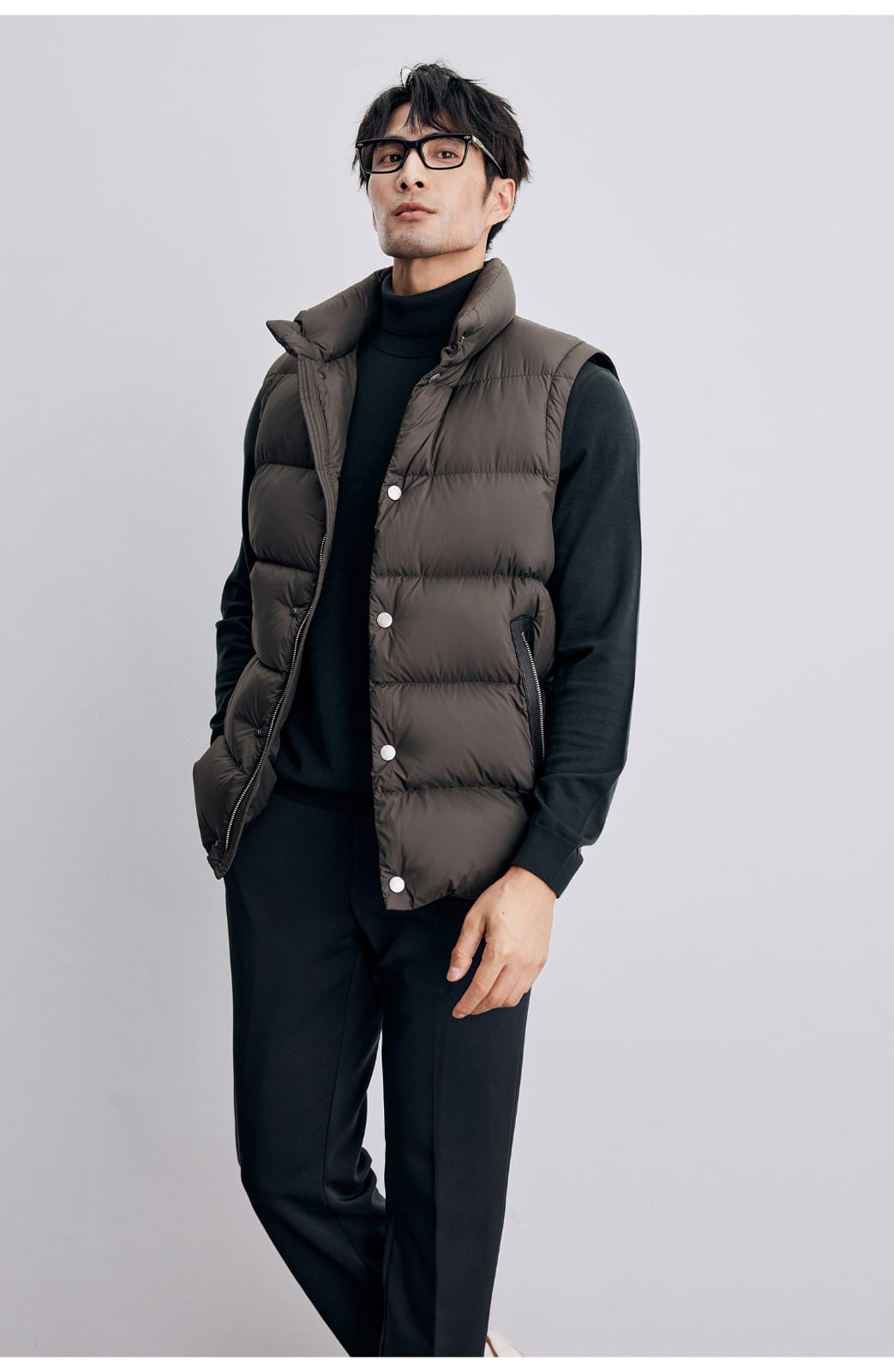 CLASSIC QUILTED DOWN PUFFER VEST