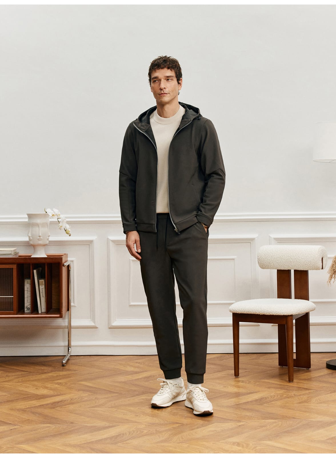 PREMIUM MERINO WOOL CREW NECK SWEATSHIRT