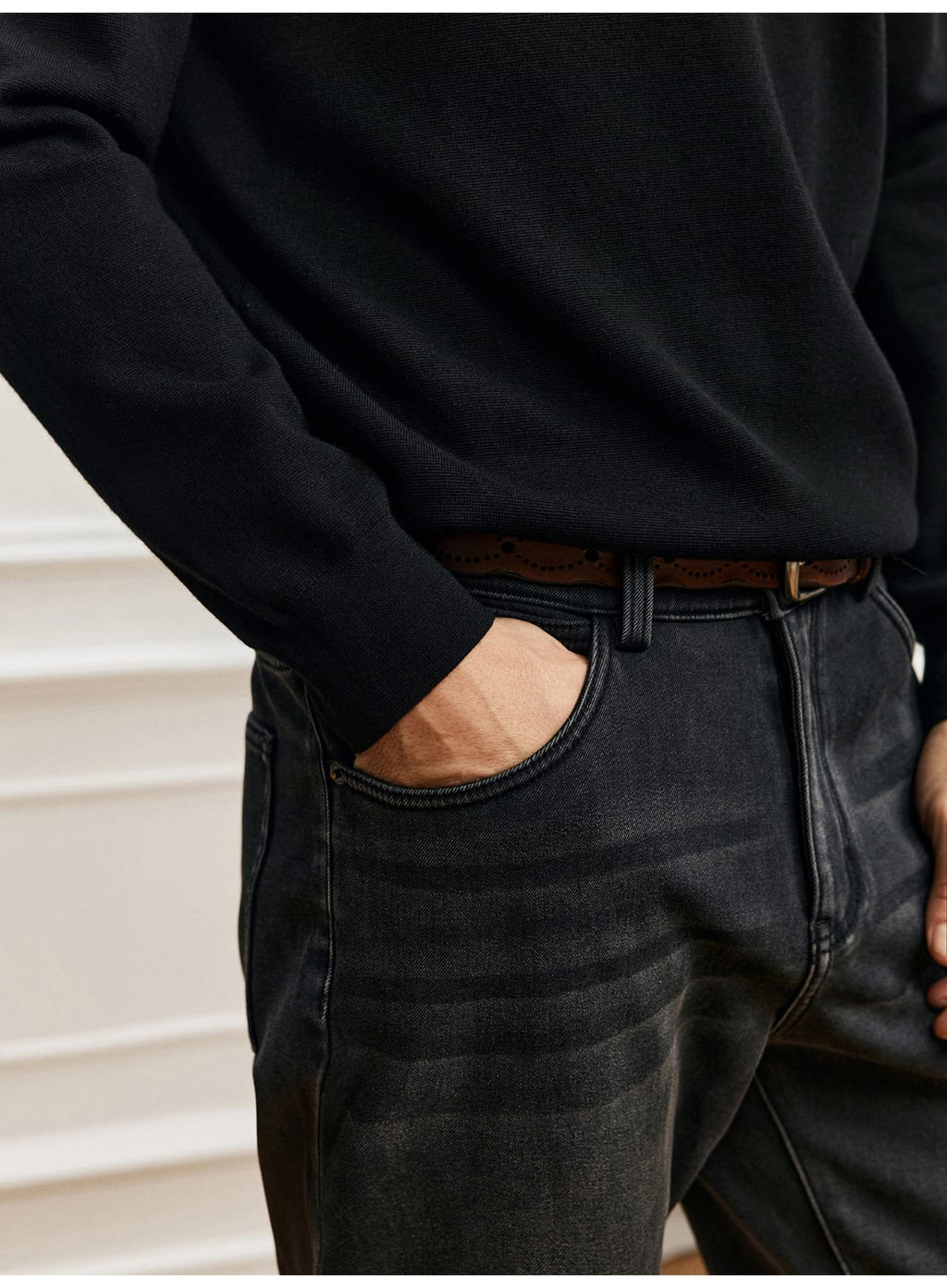 PREMIUM MERINO WOOL CREW NECK SWEATSHIRT