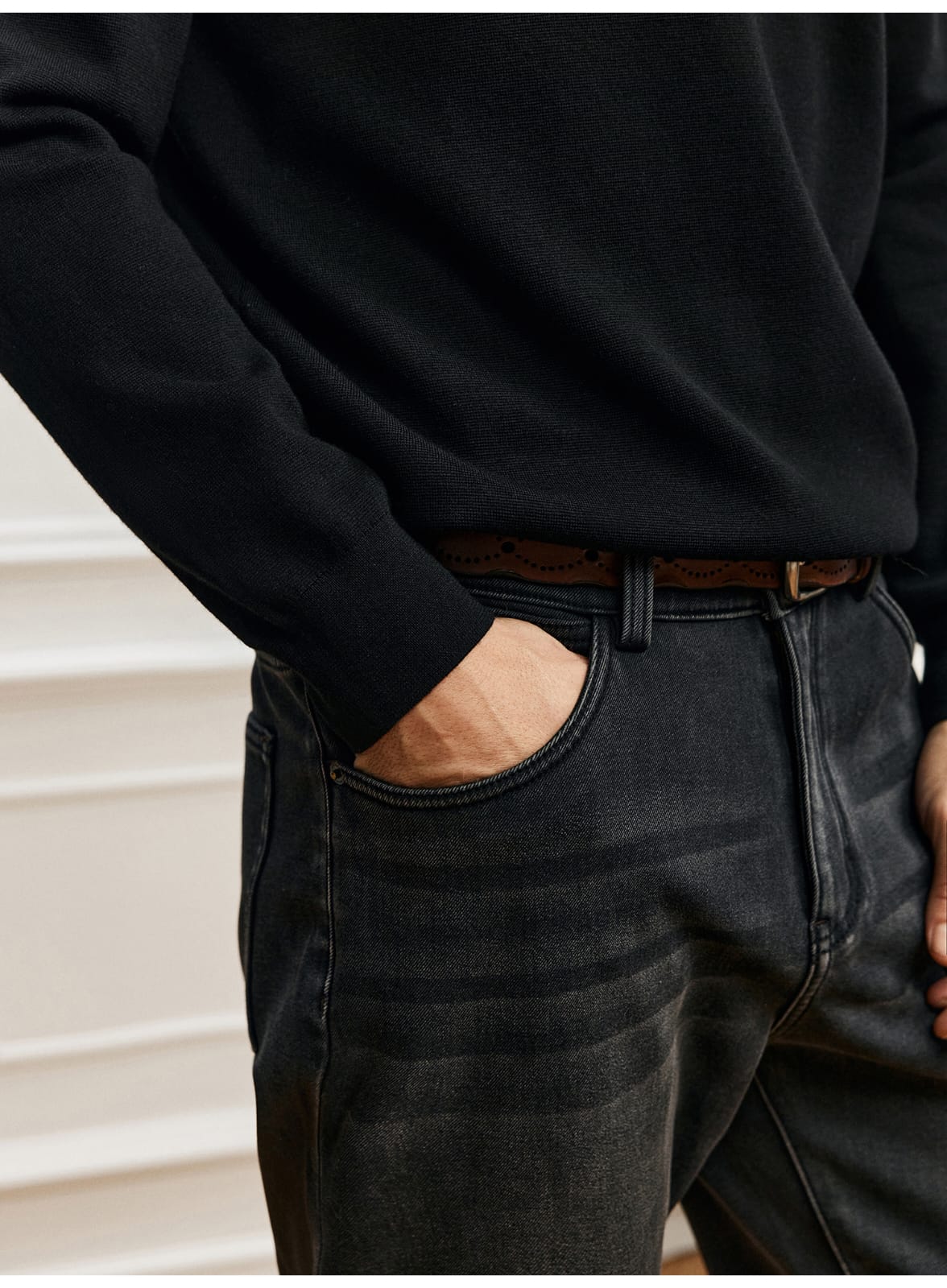 PREMIUM MERINO WOOL CREW NECK SWEATSHIRT