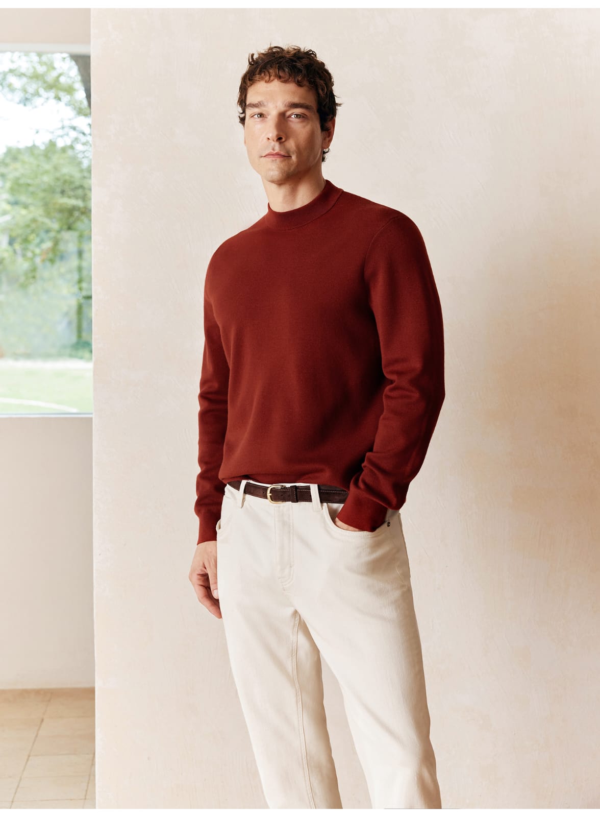 PREMIUM MERINO WOOL CREW NECK SWEATSHIRT