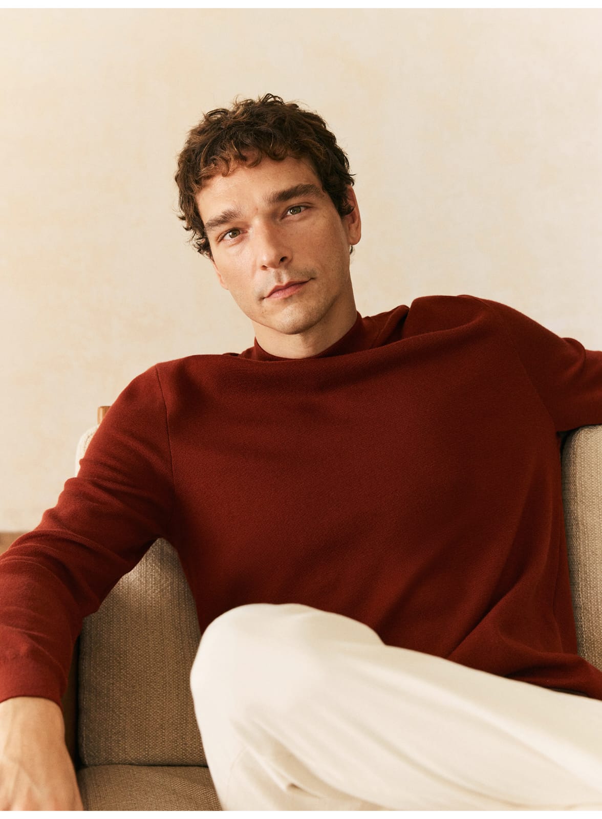 PREMIUM MERINO WOOL CREW NECK SWEATSHIRT