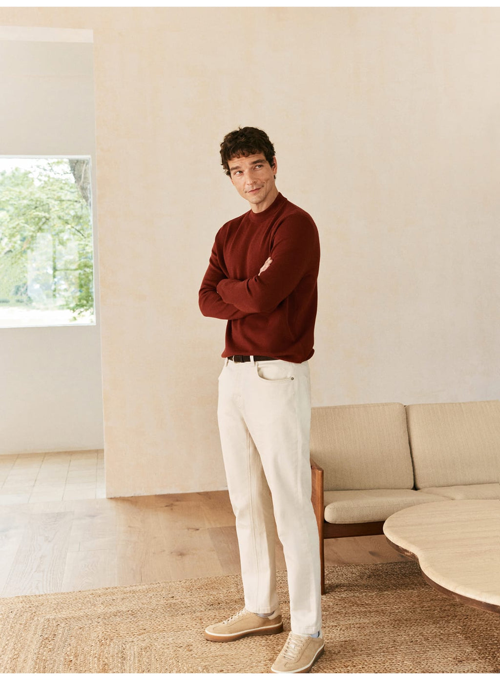 PREMIUM MERINO WOOL CREW NECK SWEATSHIRT