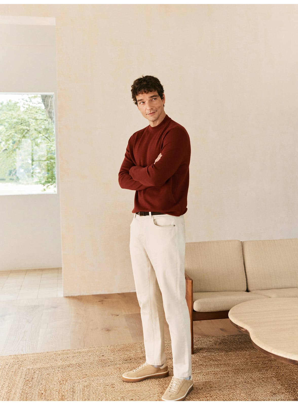 PREMIUM MERINO WOOL CREW NECK SWEATSHIRT