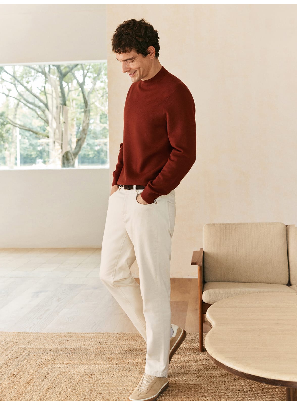 PREMIUM MERINO WOOL CREW NECK SWEATSHIRT
