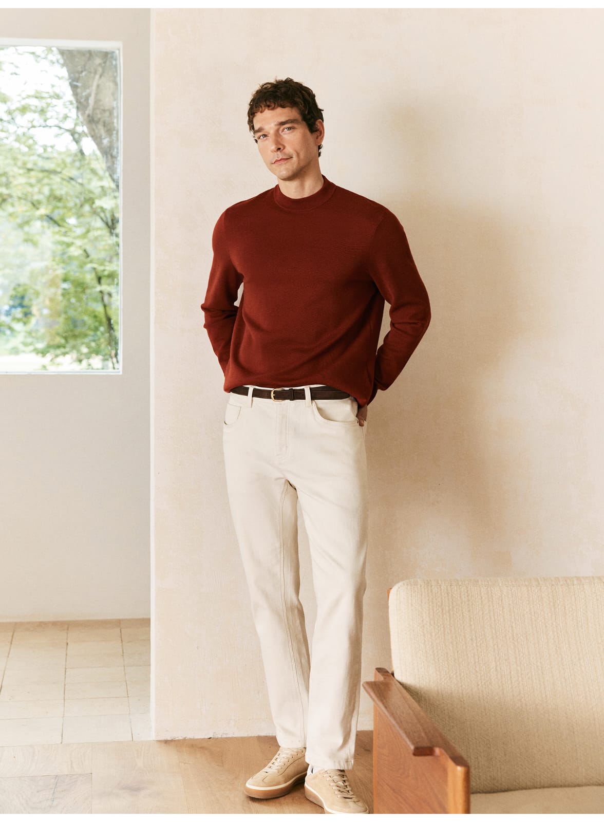 PREMIUM MERINO WOOL CREW NECK SWEATSHIRT