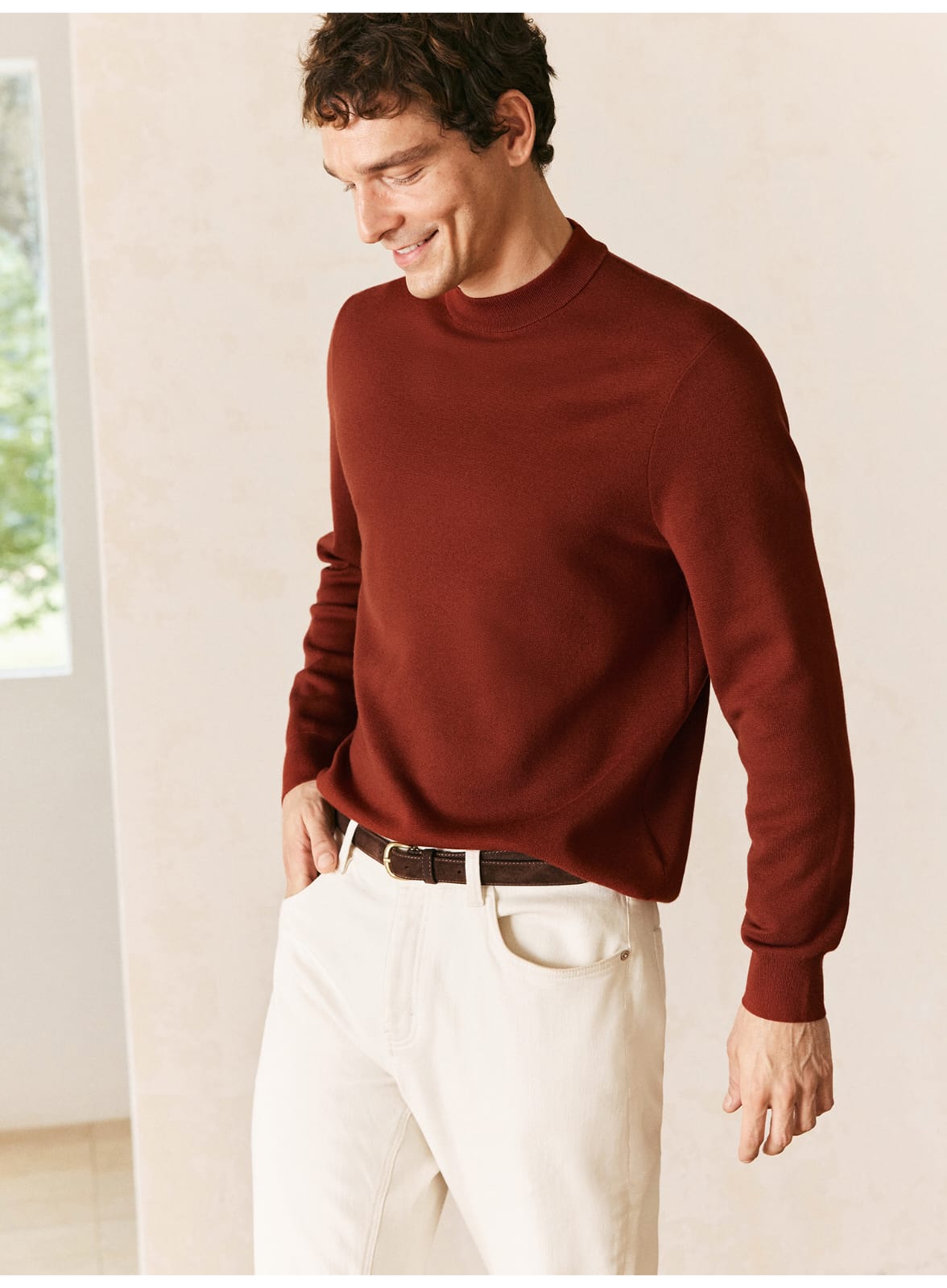 PREMIUM MERINO WOOL CREW NECK SWEATSHIRT