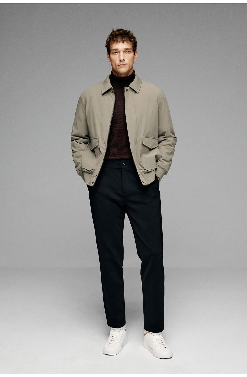 MODERN CLASSIC UTILITY EVERYDAY STYLE BOMBER JACKET