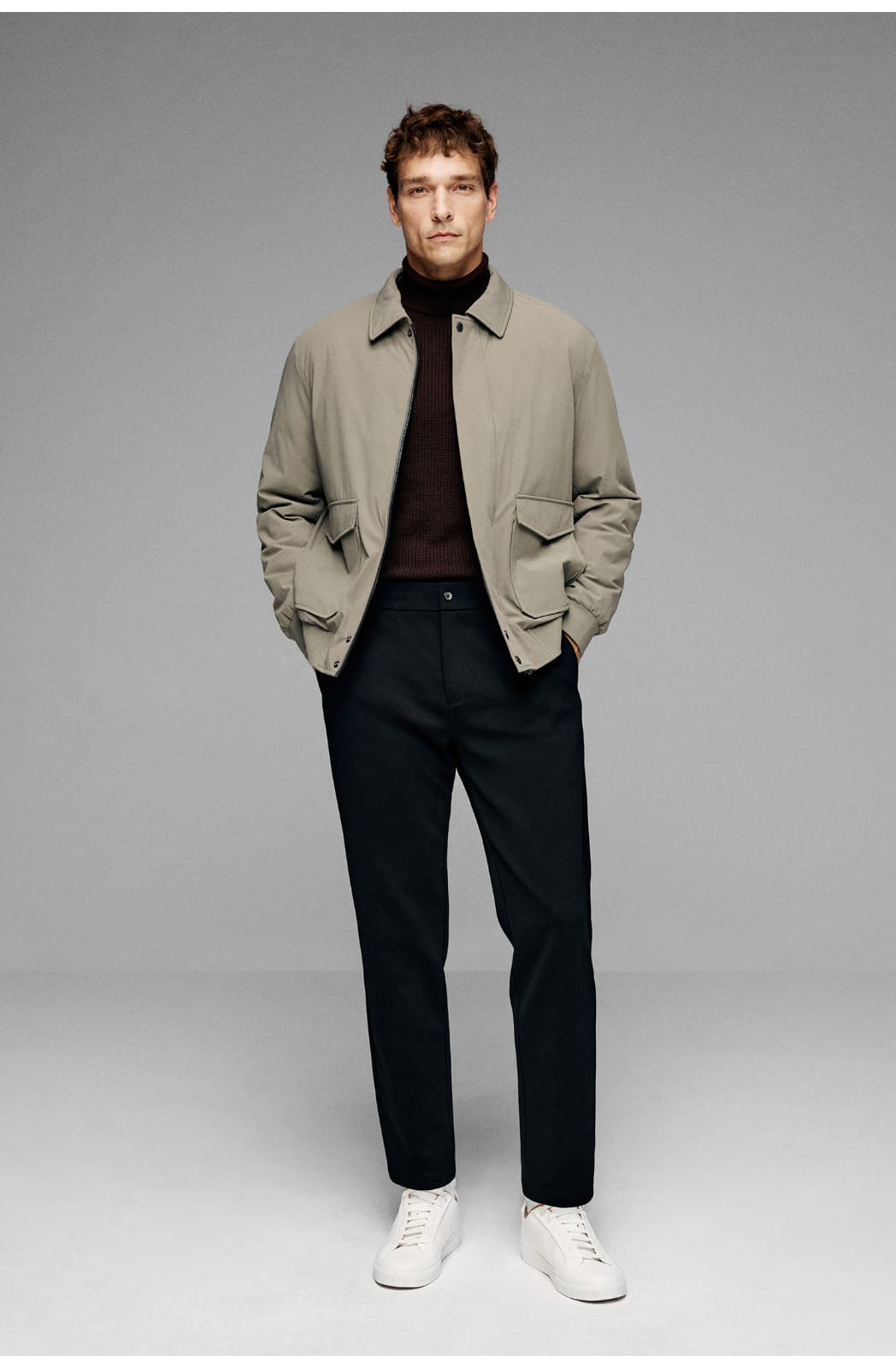 MODERN CLASSIC UTILITY EVERYDAY STYLE BOMBER JACKET