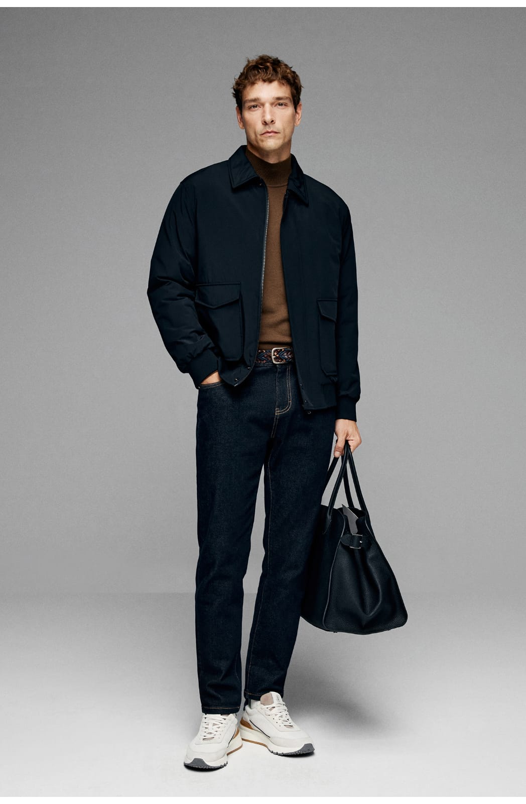 MODERN CLASSIC UTILITY EVERYDAY STYLE BOMBER JACKET