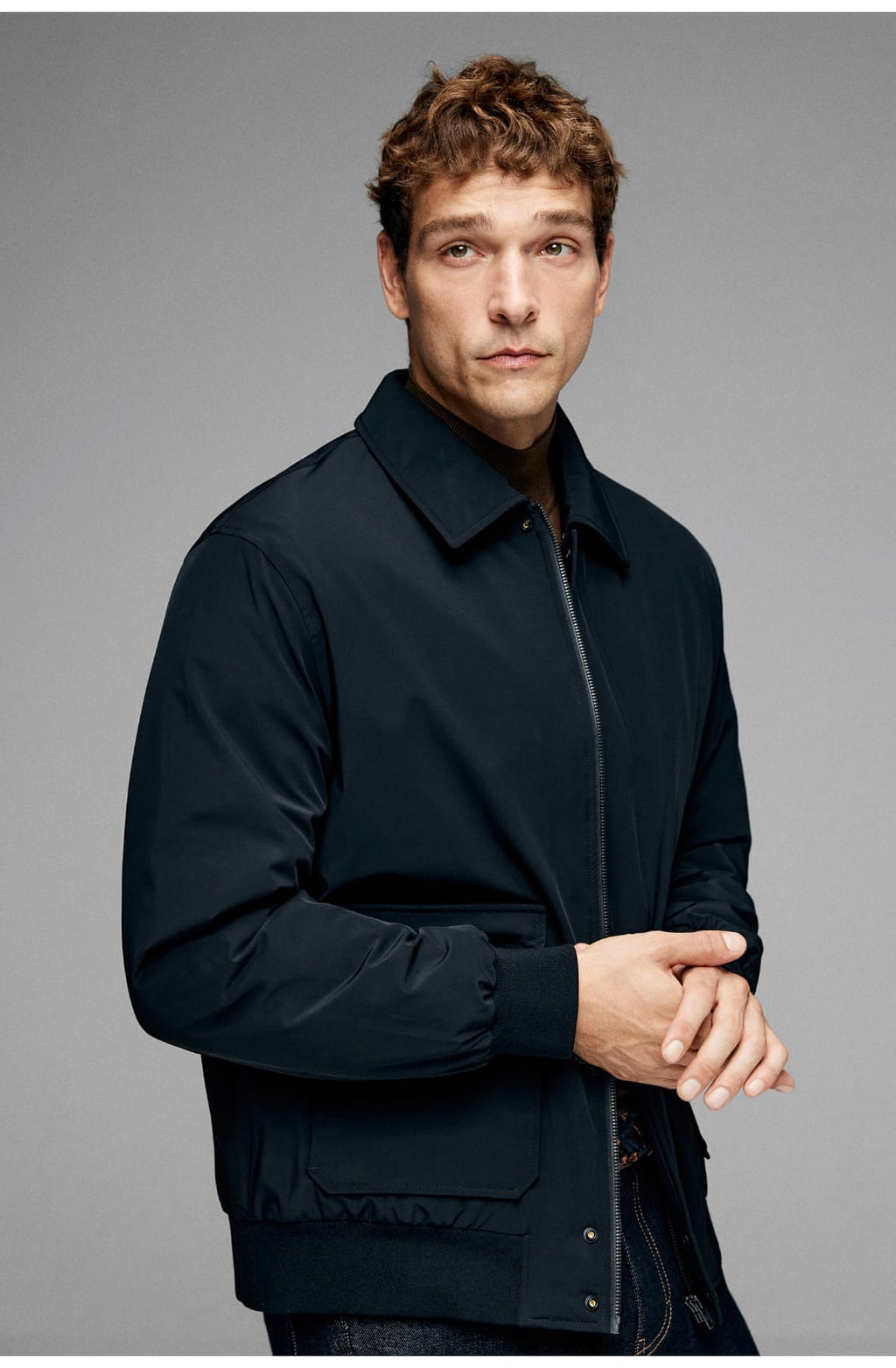 MODERN CLASSIC UTILITY EVERYDAY STYLE BOMBER JACKET