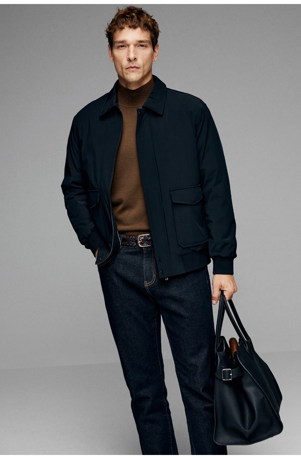 MODERN CLASSIC UTILITY EVERYDAY STYLE BOMBER JACKET