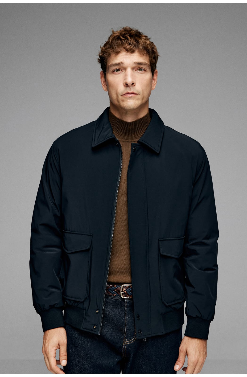 MODERN CLASSIC UTILITY EVERYDAY STYLE BOMBER JACKET