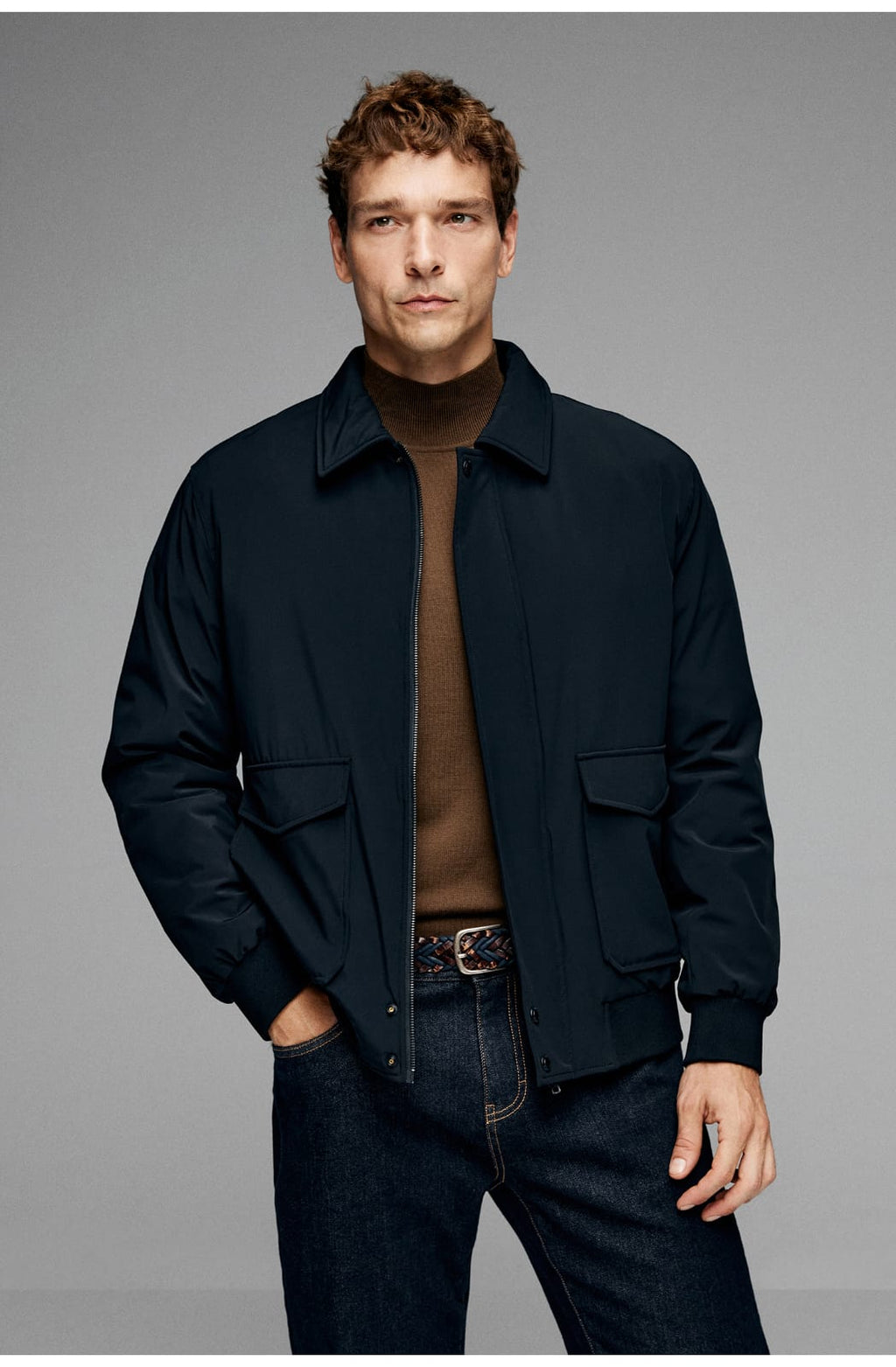 MODERN CLASSIC UTILITY EVERYDAY STYLE BOMBER JACKET