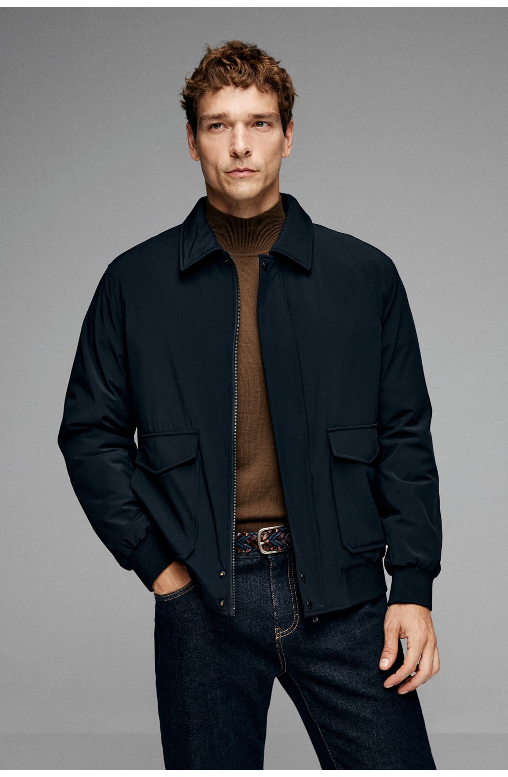 MODERN CLASSIC UTILITY EVERYDAY STYLE BOMBER JACKET