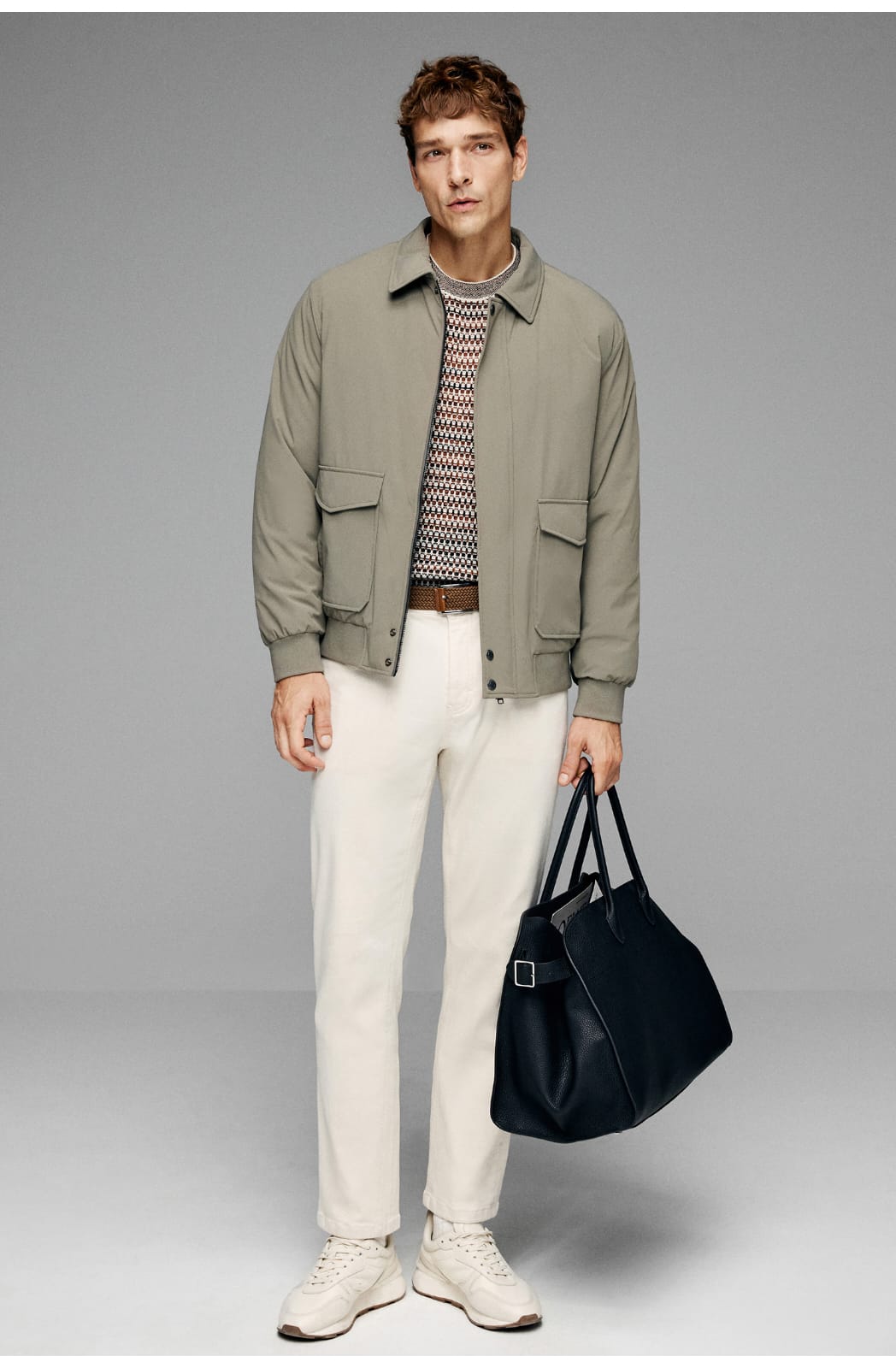 MODERN CLASSIC UTILITY EVERYDAY STYLE BOMBER JACKET