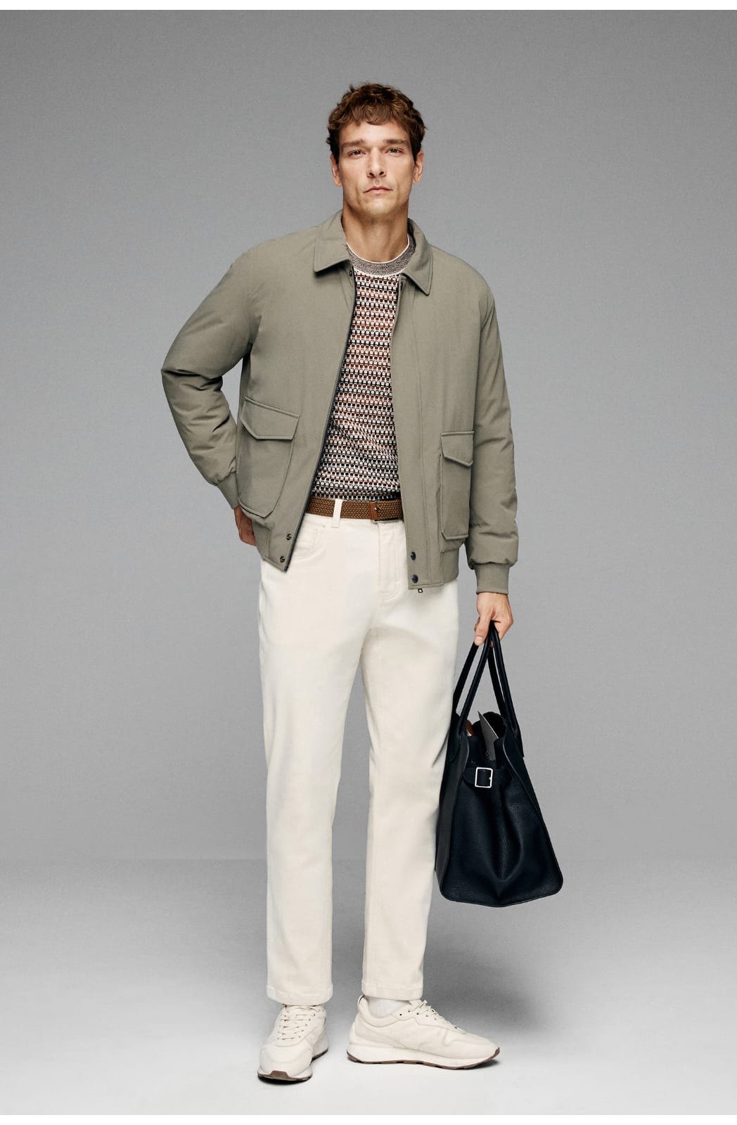 MODERN CLASSIC UTILITY EVERYDAY STYLE BOMBER JACKET