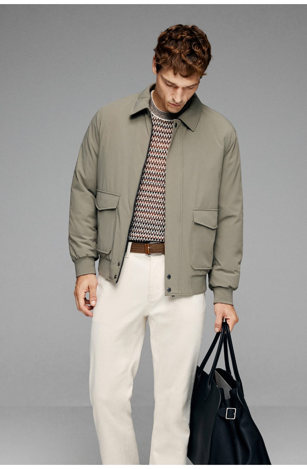 MODERN CLASSIC UTILITY EVERYDAY STYLE BOMBER JACKET
