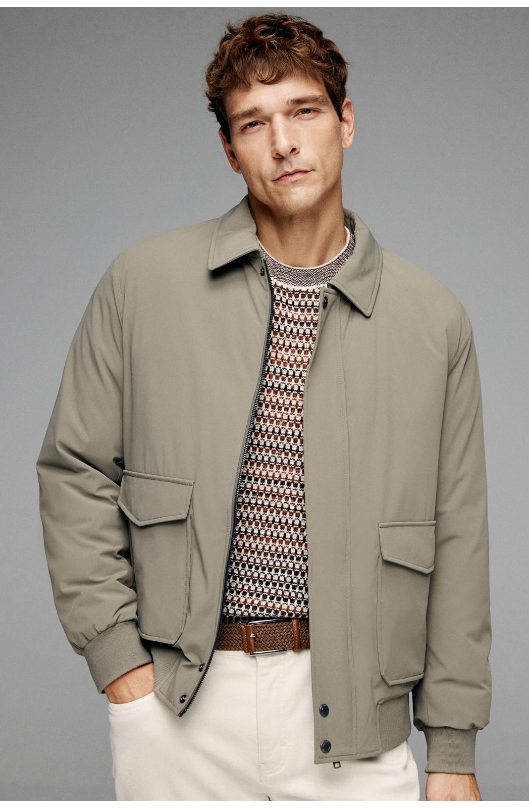 MODERN CLASSIC UTILITY EVERYDAY STYLE BOMBER JACKET