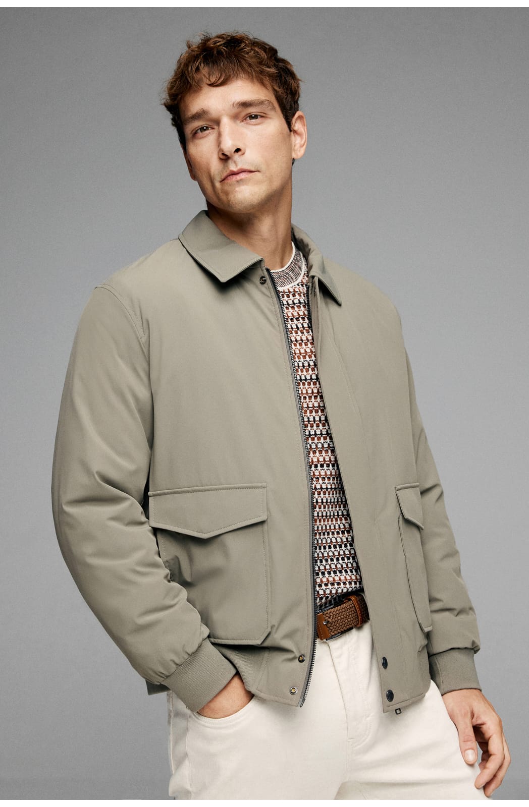 MODERN CLASSIC UTILITY EVERYDAY STYLE BOMBER JACKET