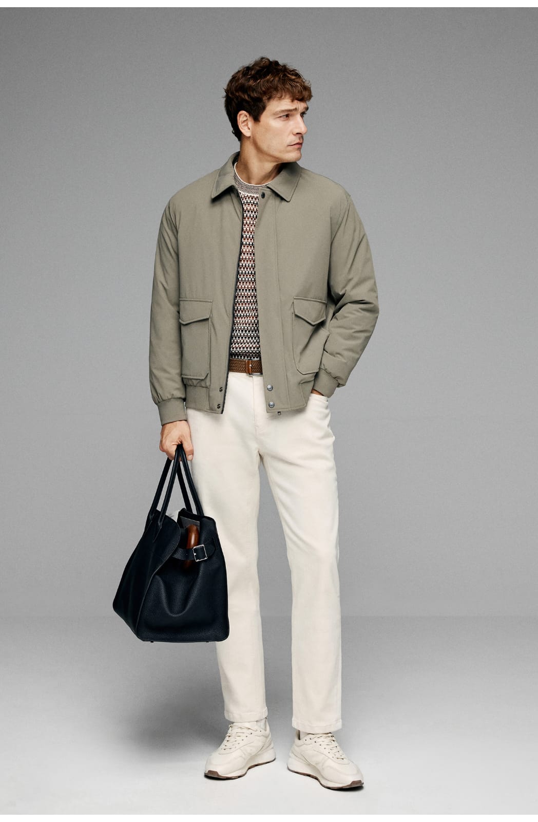MODERN CLASSIC UTILITY EVERYDAY STYLE BOMBER JACKET
