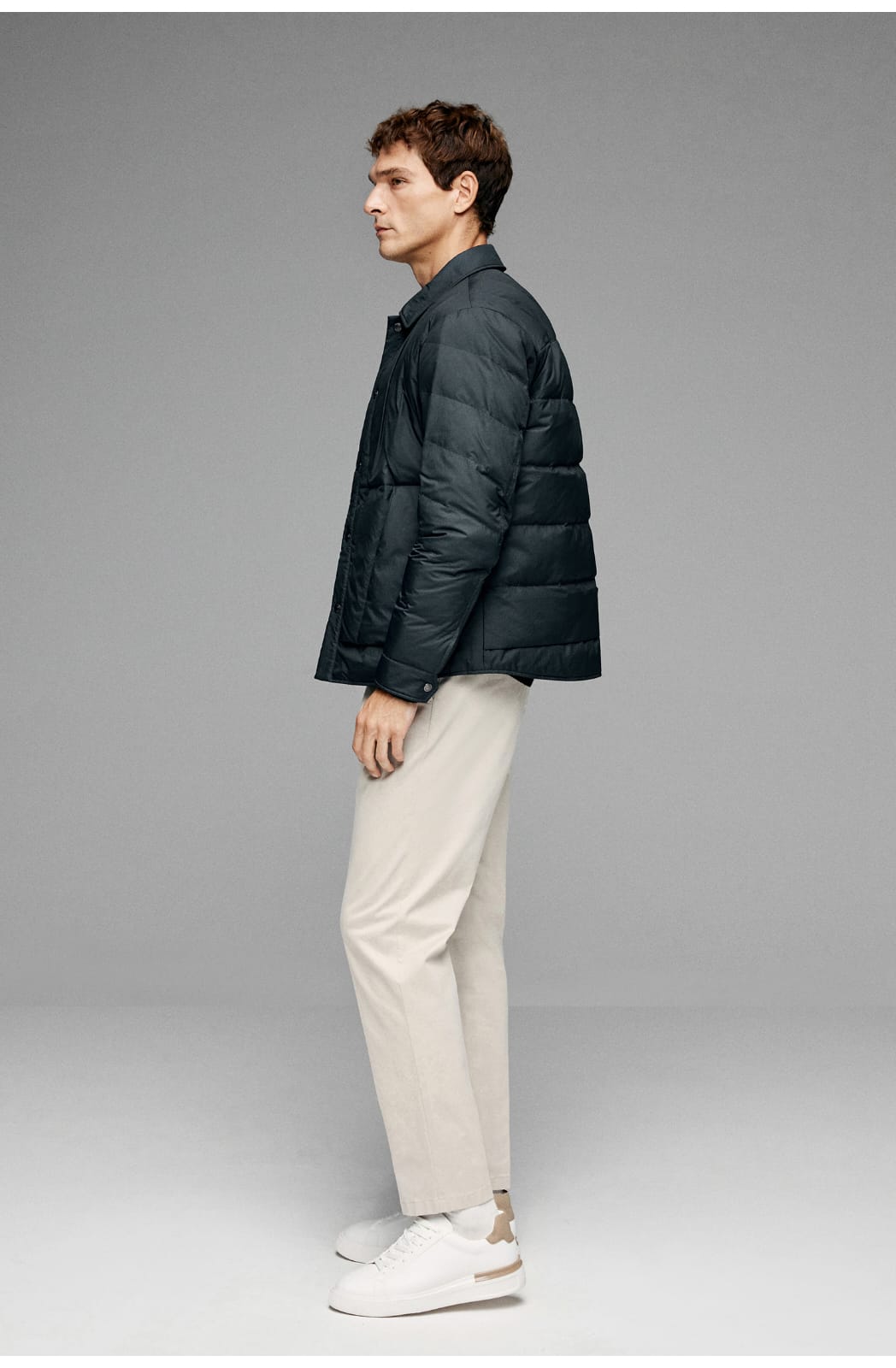 CLASSIC QUILTED LIGHTWEIGHT TURTLENECK LAYER STYLING JACKET